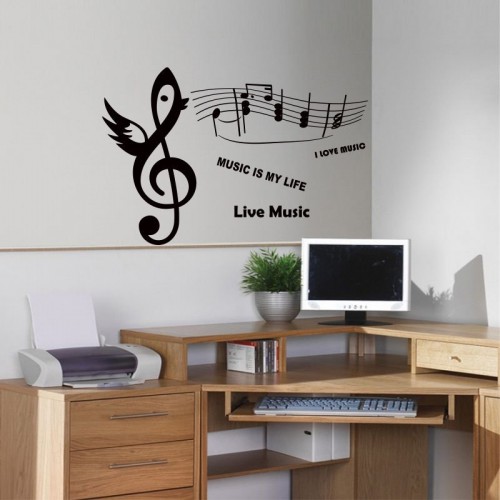Adesivo de parede Adesivo de Parede Imusic