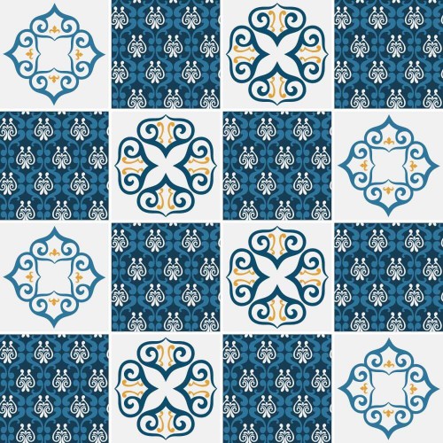 Adesivo de parede Adesivo para Azulejo Vicenza Blue