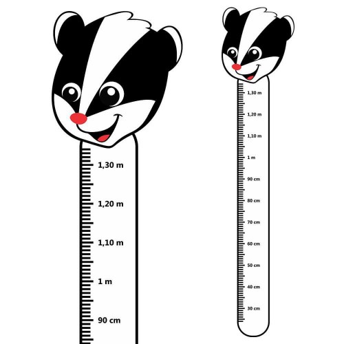 Adesivo de parede Adesivo Régua de Crescimento Gambazinho