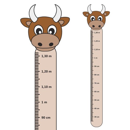Adesivo de parede Adesivo Régua de Crescimento Tourinho