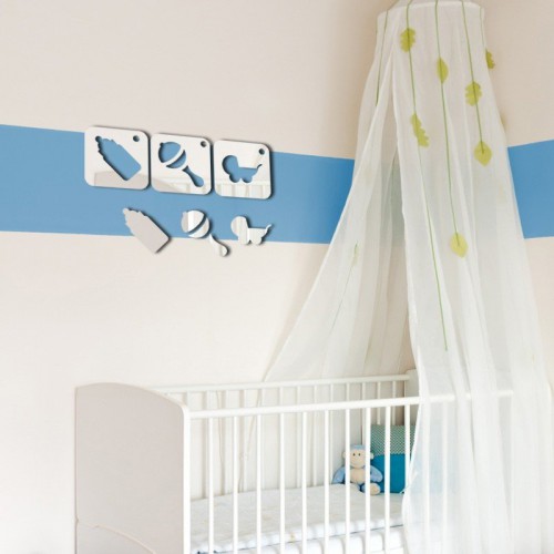 Adesivo de parede Espelho Decorativo Baby Quadros