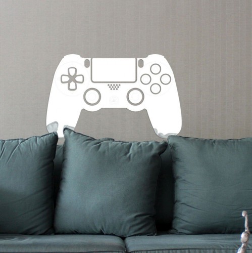 Adesivo de parede Espelho Decorativo Controle PS4