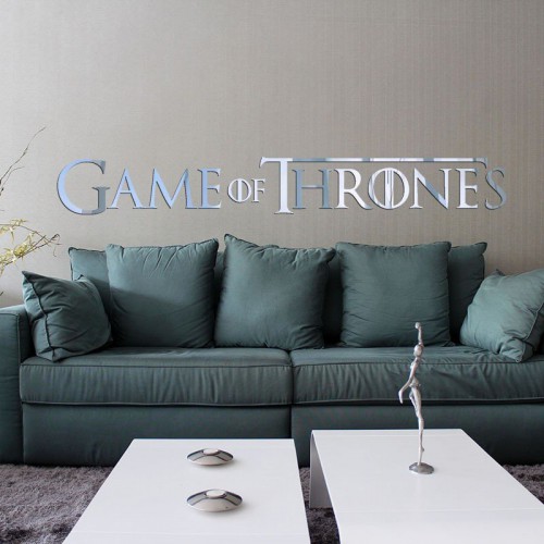 Adesivo de parede Espelho Decorativo Game Of Thrones