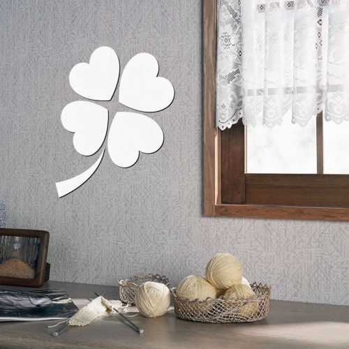 Adesivo de parede Espelho Decorativo Shamrock Love