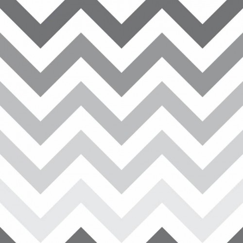 Adesivo de parede Papel de Parede Chevron Gray Degrade