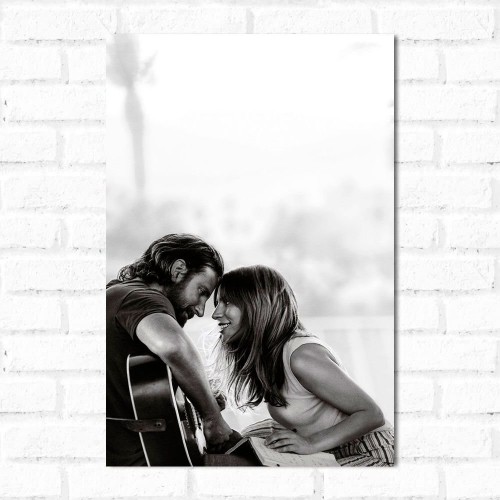 Adesivo de parede Placa Decorativa A star is born 1