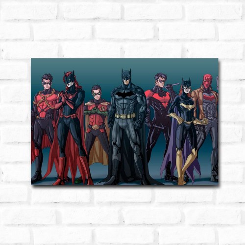 Adesivo de parede Placa Decorativa Batman