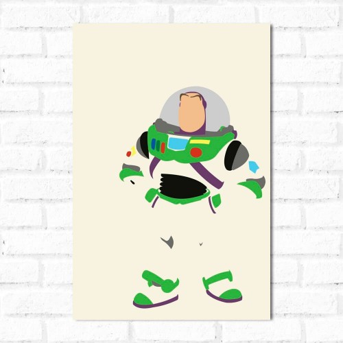 Adesivo de parede Placa Decorativa Buzz Lightyear