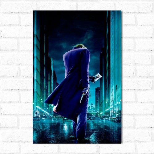 Adesivo de parede Placa Decorativa Coringa 2