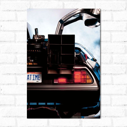Adesivo de parede Placa Decorativa De Volta Para o Futuro 1