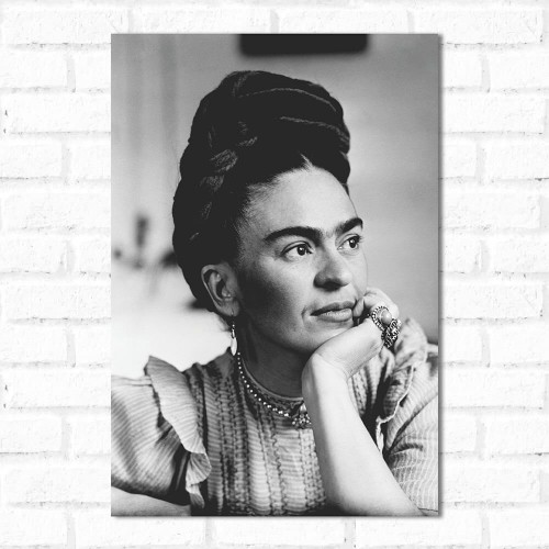 Adesivo de parede Placa Decorativa Frida kahlo 1