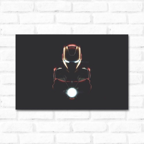 Adesivo de parede Placa Decorativa Homem de Ferro 3