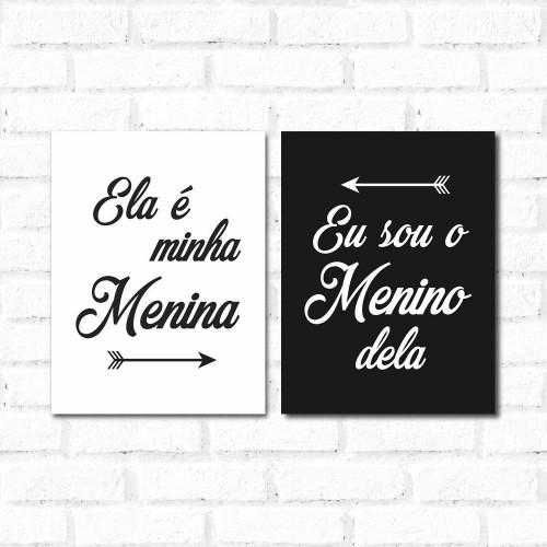 Adesivo de parede Placa Decorativa Kit Minha Menina