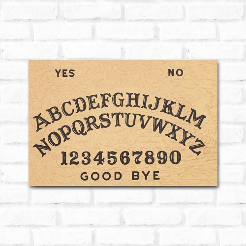 Adesivo de parede Placa Decorativa Ouija 1