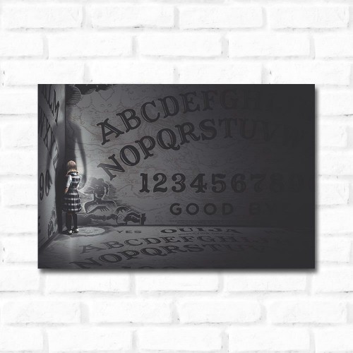Adesivo de parede Placa Decorativa Ouija 2
