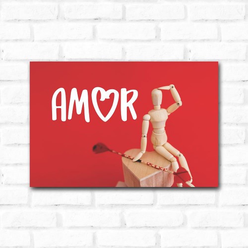 Adesivo de parede Placa Decorativa Procurando Amor