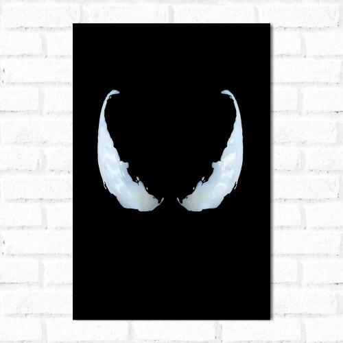 Adesivo de parede Placa Decorativa Venom
