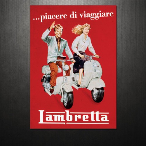 Adesivo de parede Poster Lambretta