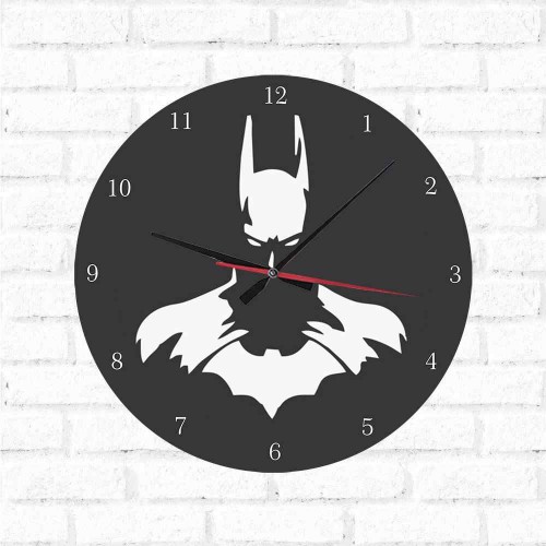 Adesivo de parede Relógio Decorativo Batman 2