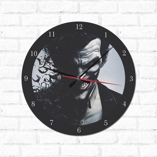 Adesivo de parede Relógio Decorativo Coringa