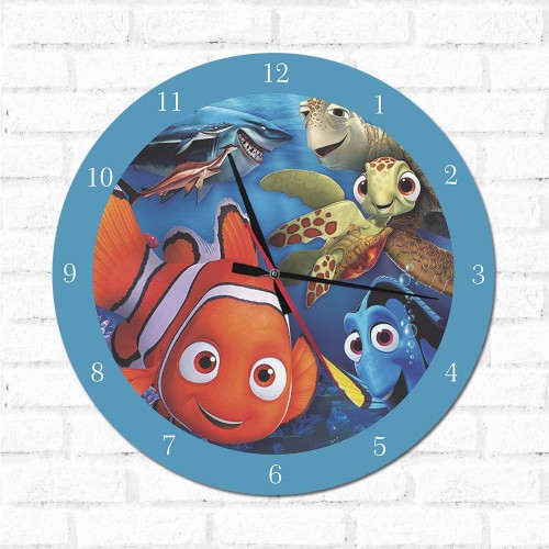 Adesivo de parede Relógio Nemo