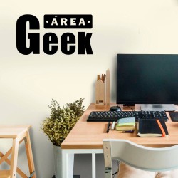 Adesivo de Parede Área Geek