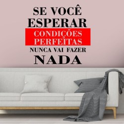 Adesivo de Parede Condições Perfeitas