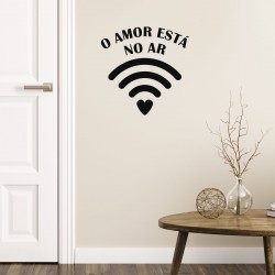 Adesivo de Parede Wifi do Amor