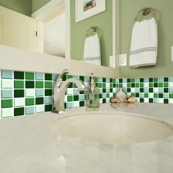 Adesivo para Azulejo Pastilha 3D Verde