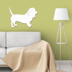 Espelho Decorativo Basset Hound