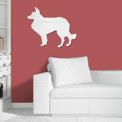 Espelho Decorativo Border Collie