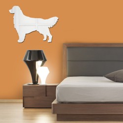 Espelho Decorativo Golden Retriever