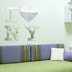 Espelho Decorativo I Love NY