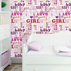 Papel de Parede Baby Girl