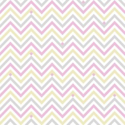 Papel de Parede Chevron Star Girl Clean