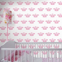 Papel de Parede Coração de Princesa Baby