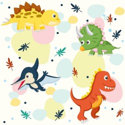 Papel de Parede Dinossauro Cores