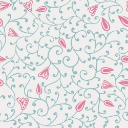 Papel de Parede Floral Rana Pink