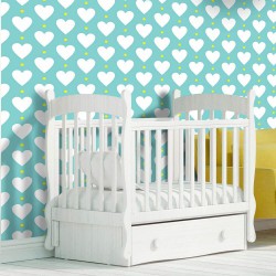 Papel de Parede Heart Point Soft