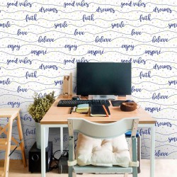 Papel de Parede Leveza Navy