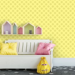 Papel de Parede Little Balls Yellow