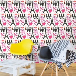 Papel de Parede Love Paris