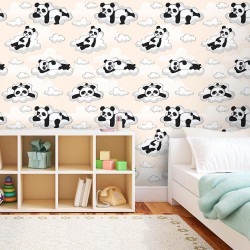 Papel de Parede Panda Dormindo