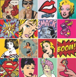 Papel de Parede Pop Art