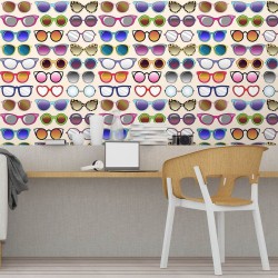 Papel de Parede Retro Glasses