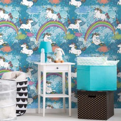 Papel de Parede Unicornios