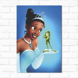 Placa Decorativa A Princesa e o Sapo 2