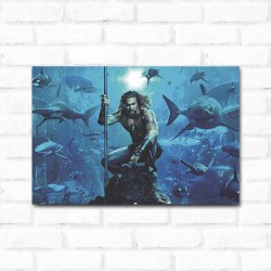 Placa Decorativa Aquaman