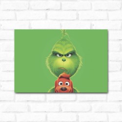 Placa Decorativa Grinch