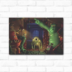 Placa Decorativa Monstros SA
